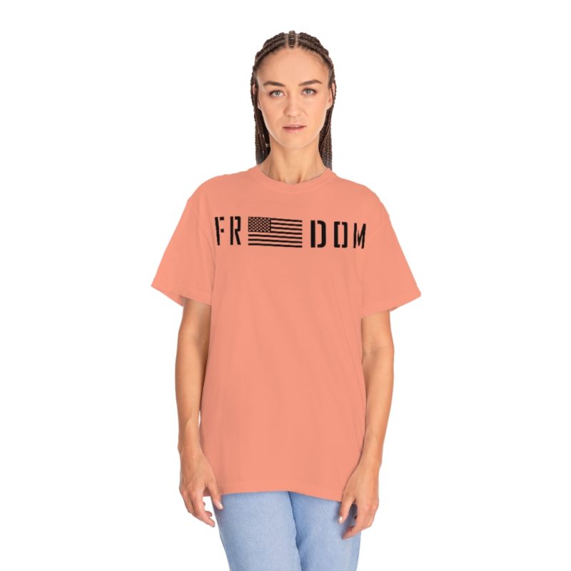FREEDOM Unisex Garment-Dyed T-shirt - Image 9