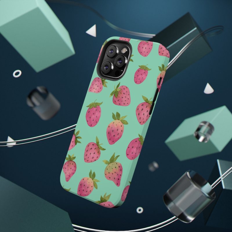 Summer Strawberry Impact-Resistant Phone Case - Image 16