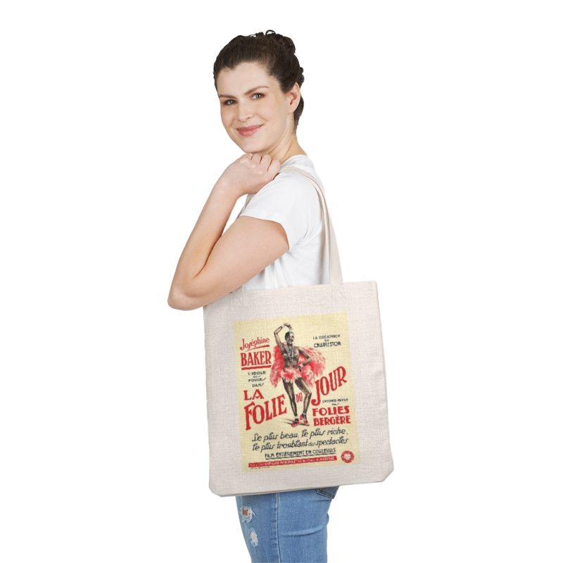 Josephine Baker Poster Polyester Tote Bag - Image 2