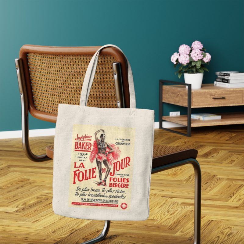 Josephine Baker Poster Polyester Tote Bag - Image 4