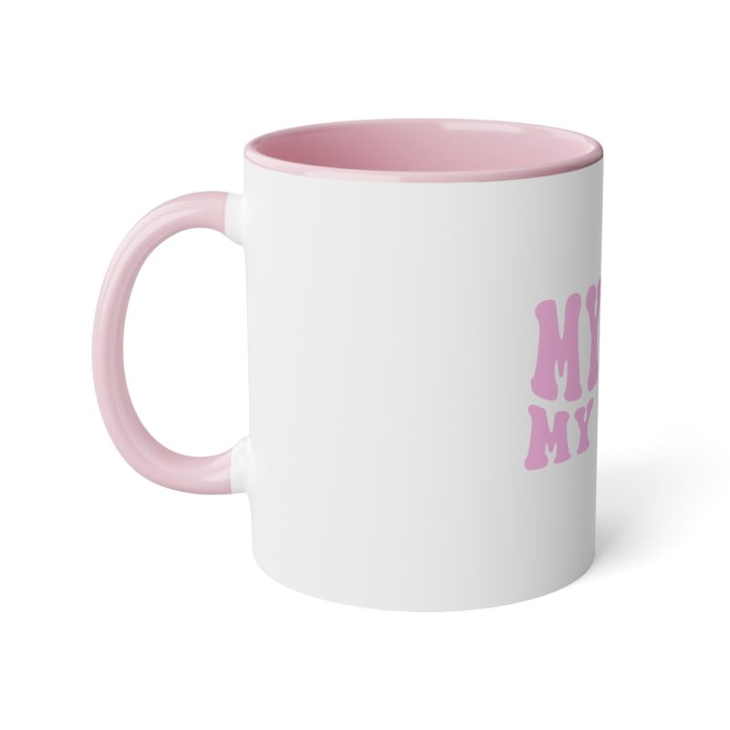 My Body My Choice White Accent Mug, 11oz - Image 12