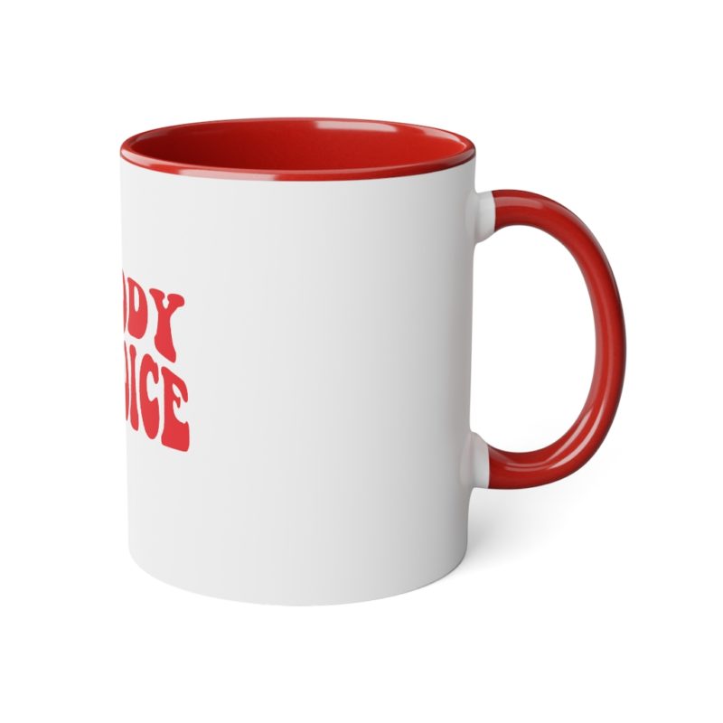 My Body My Choice White Accent Mug, 11oz - Image 3