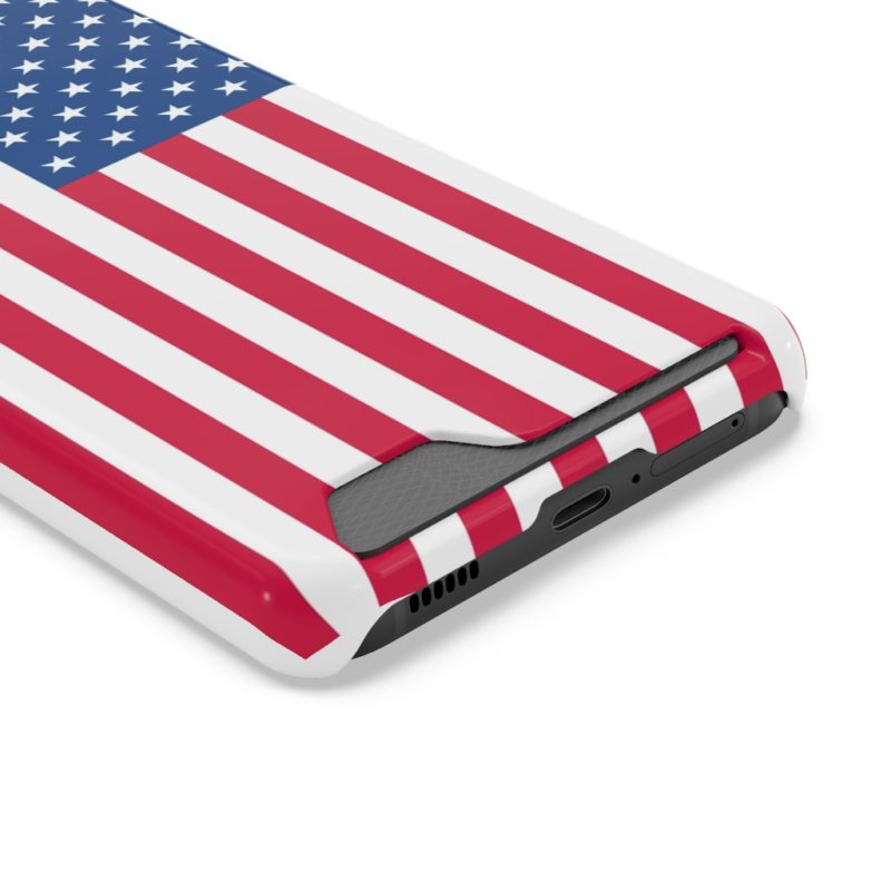 American Flag Phone Case With Card Holder - Image 8