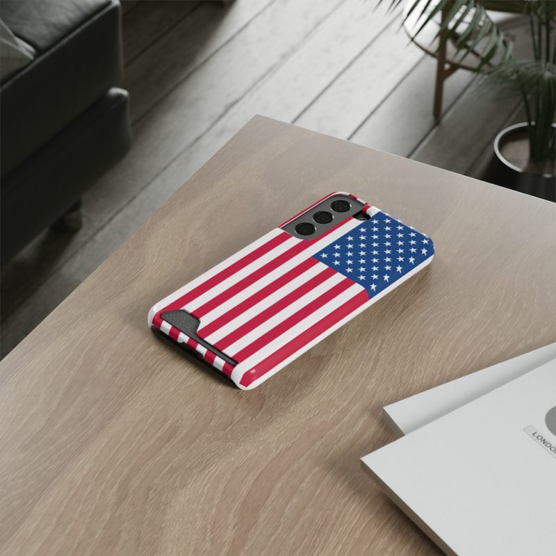 American Flag Phone Case With Card Holder - Image 11