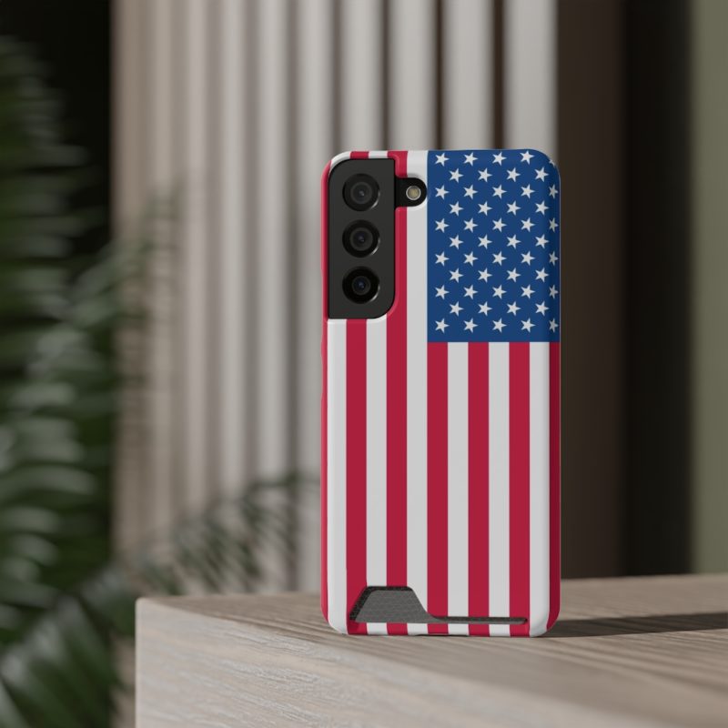 American Flag Phone Case With Card Holder - Image 15