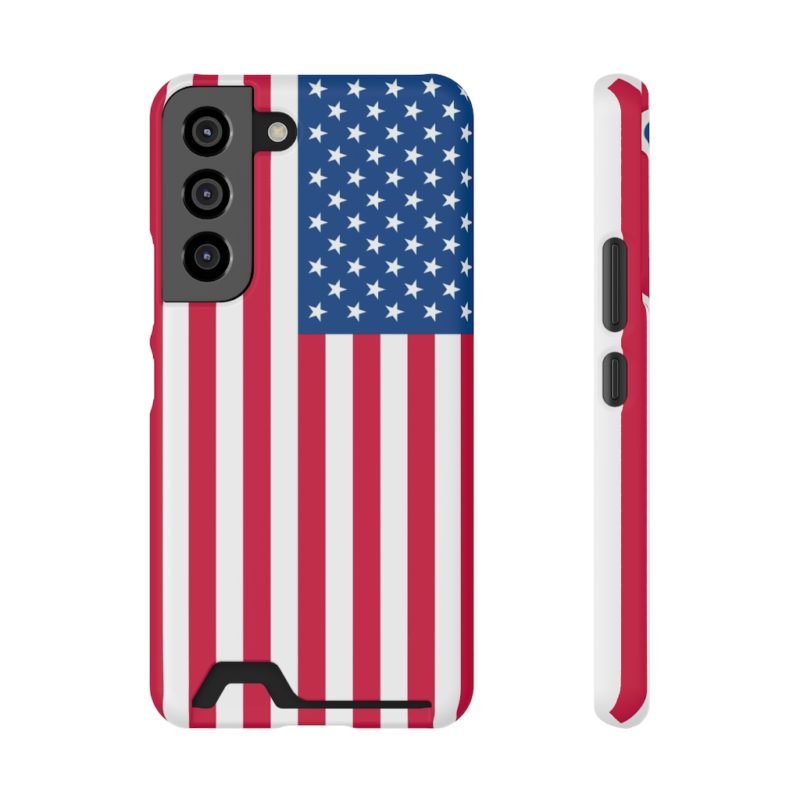American Flag Phone Case With Card Holder - Image 12