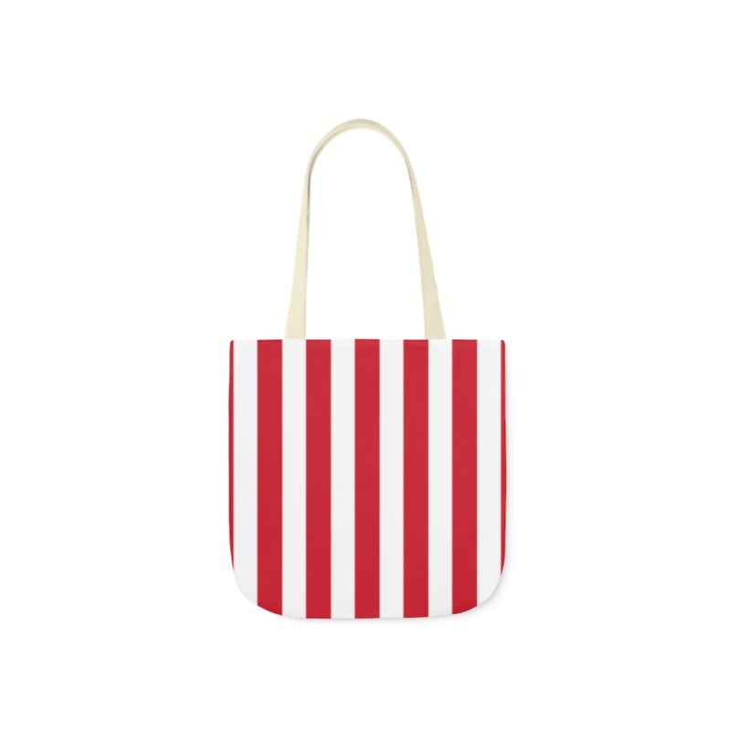 American Flag Styled Polyester Canvas Tote Bag - Image 6
