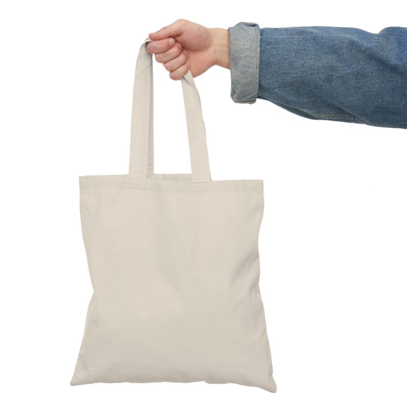 Skull Face Geisha Natural Tote Bag - Image 6