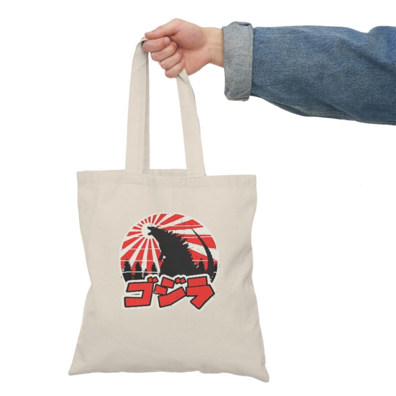 Monster Kaiju Natural Tote Bag - Image 5