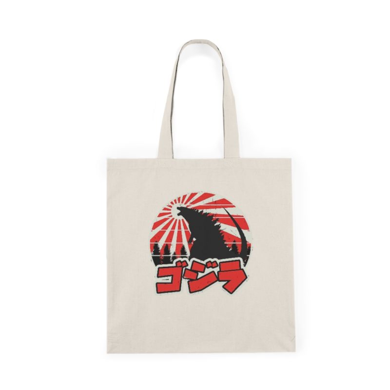 Monster Kaiju Natural Tote Bag