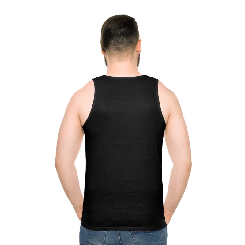 American Tough Skull Unisex Tank Top - Image 4