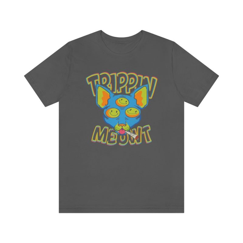 Trippin Meowt - 420 Cat Unisex Jersey Short Sleeve Tee - Image 13