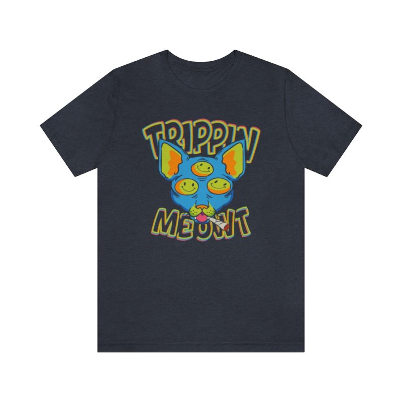 Trippin Meowt - 420 Cat Unisex Jersey Short Sleeve Tee - Image 19