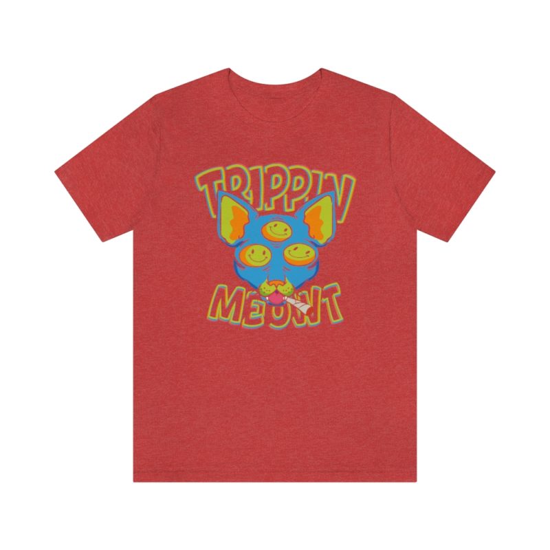 Trippin Meowt - 420 Cat Unisex Jersey Short Sleeve Tee - Image 34