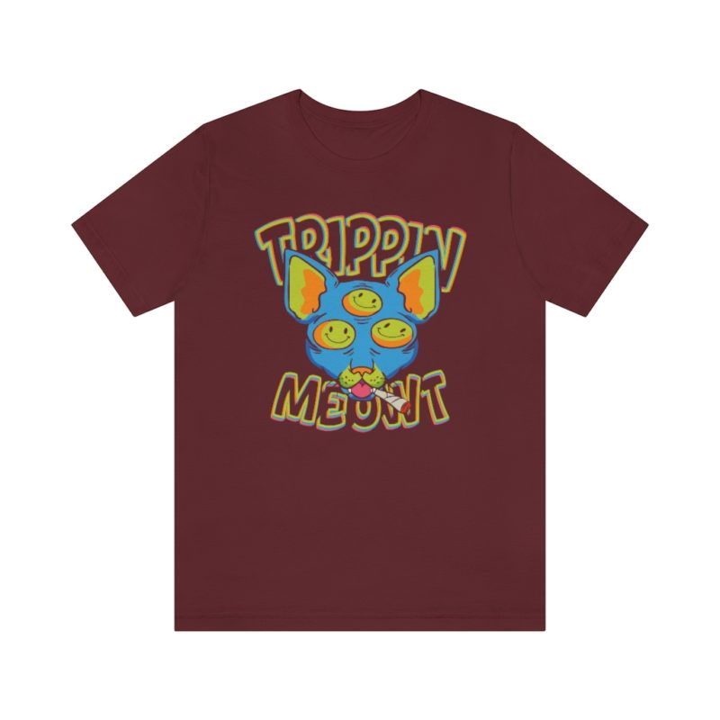 Trippin Meowt - 420 Cat Unisex Jersey Short Sleeve Tee - Image 31