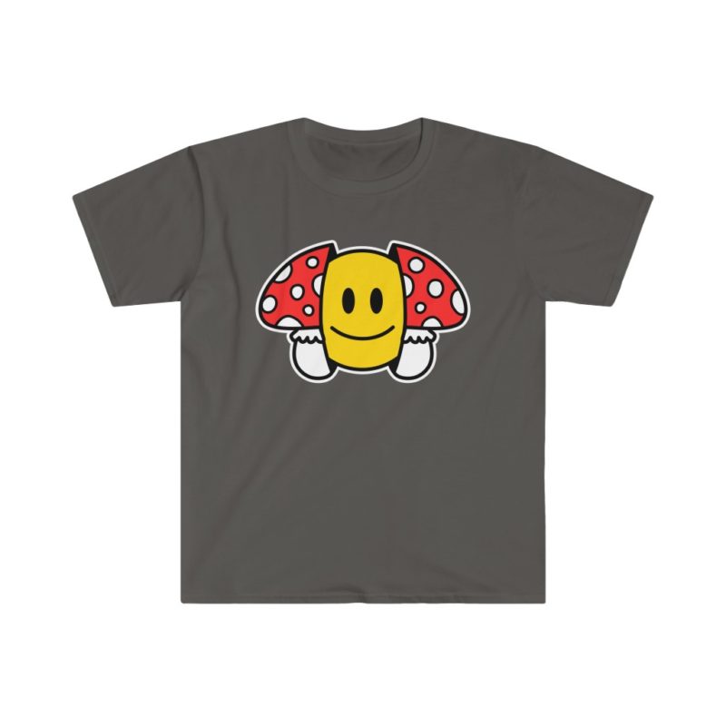 Trippy Mushroom Unisex Softstyle T-Shirt - Image 9