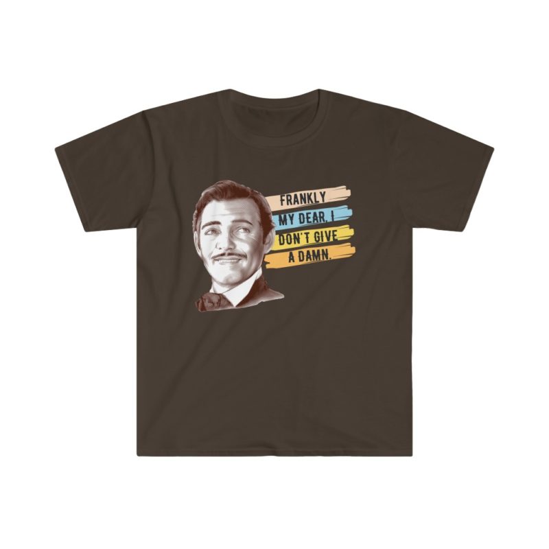 Frankly My Dear, I Don't Give A Damn - Unisex Softstyle T-Shirt - Image 5