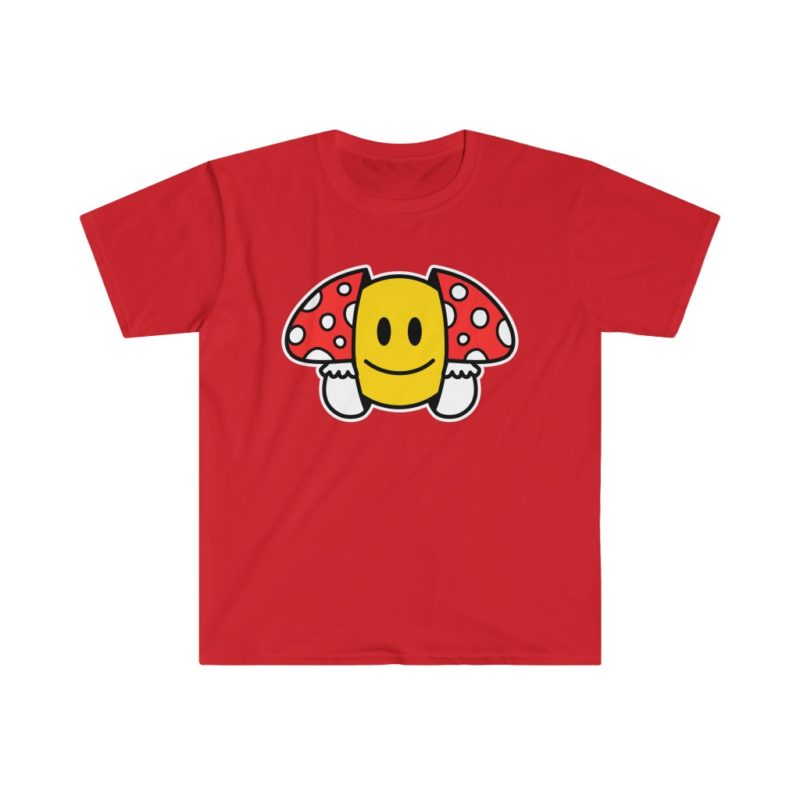 Trippy Mushroom Unisex Softstyle T-Shirt - Image 12