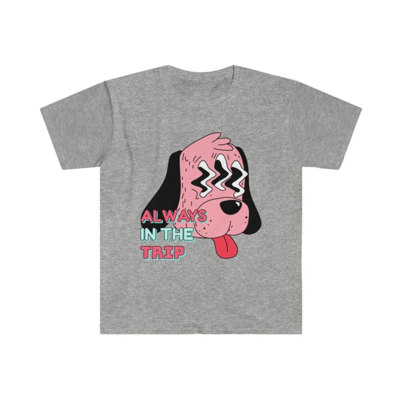 Always in the trip - Unisex Softstyle T-Shirt - Image 4