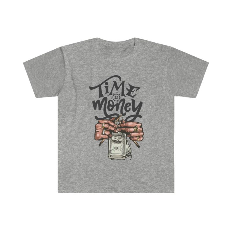 Time Is Money - Unisex Softstyle T-Shirt - Image 4