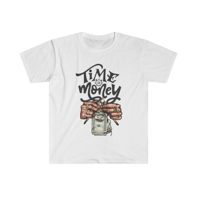 Time Is Money - Unisex Softstyle T-Shirt - Image 2