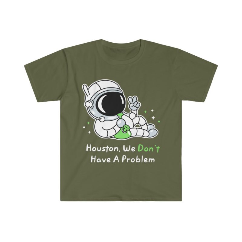 Houston, We Don't Have A Problem - Unisex Softstyle T-Shirt - Image 3