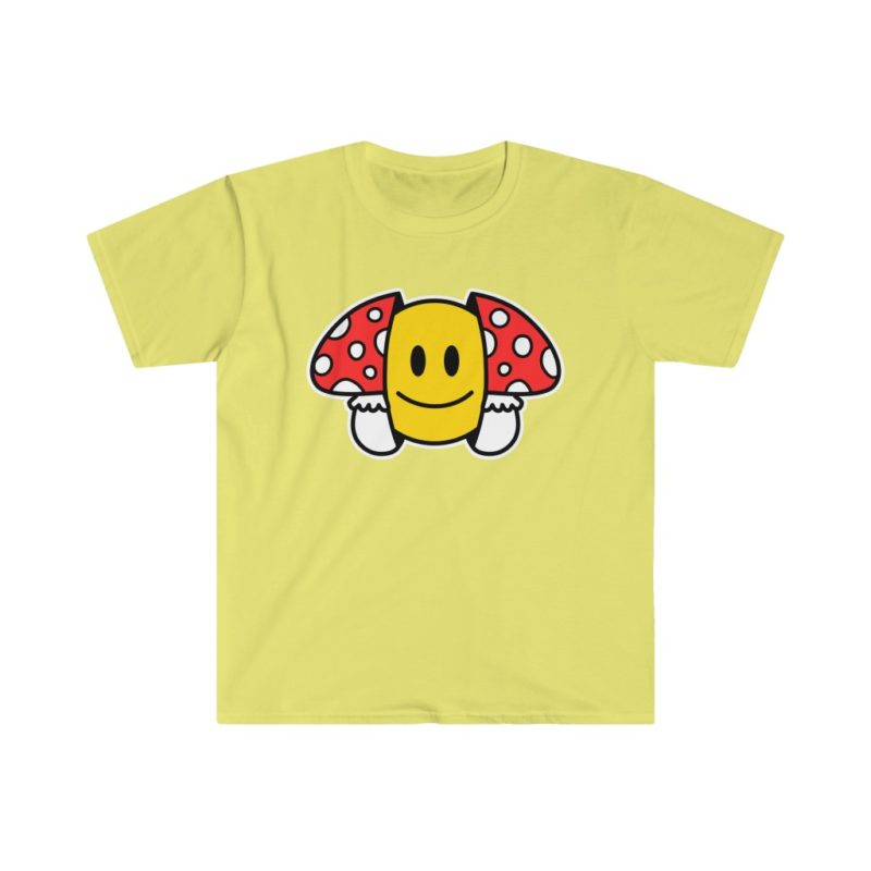 Trippy Mushroom Unisex Softstyle T-Shirt - Image 4