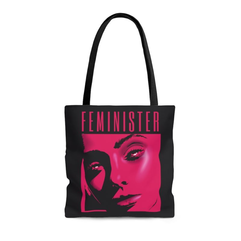 FEMINISTER Pink Tote Bag - Image 5