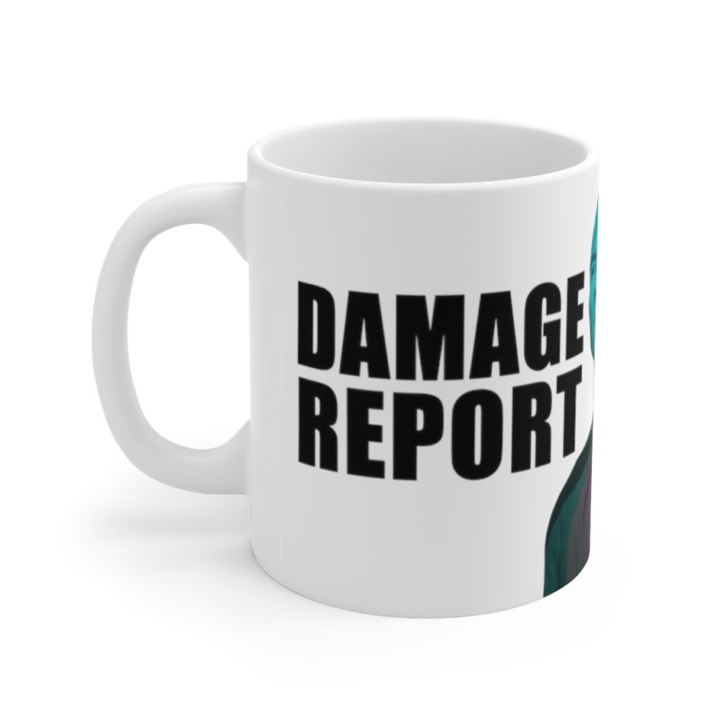 Damage Report Ceramic Mug 11oz - Image 2