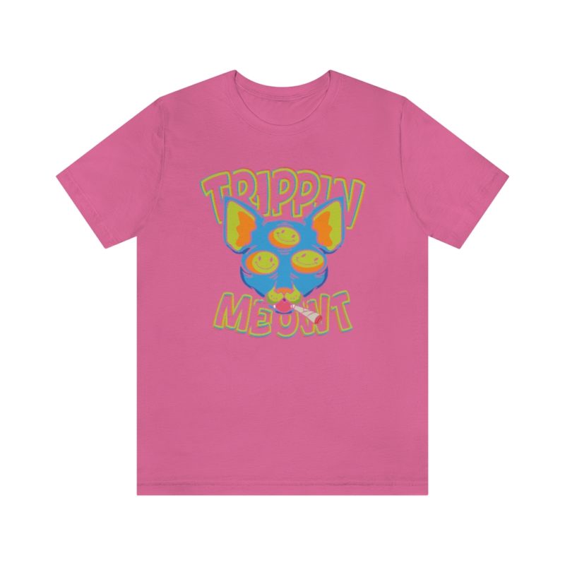 Trippin Meowt - 420 Cat Unisex Jersey Short Sleeve Tee - Image 28