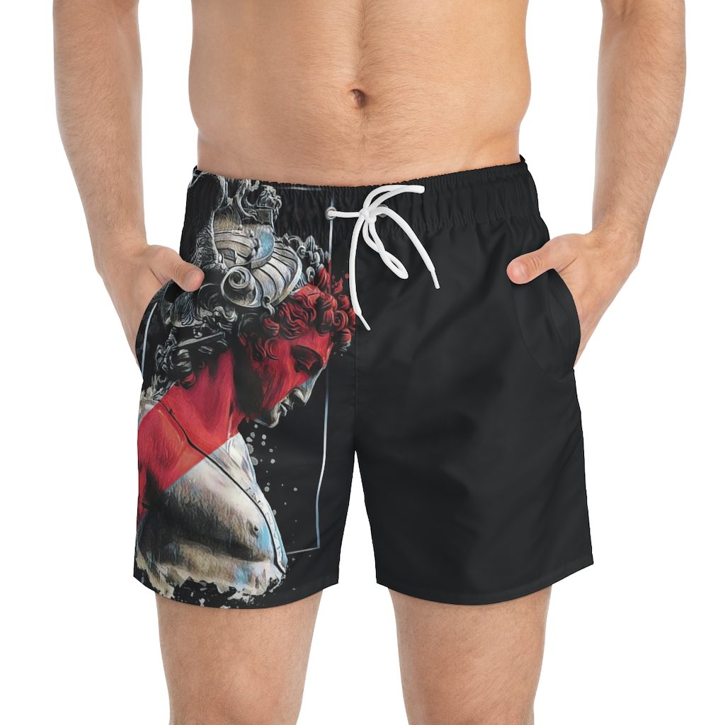 Statue of David Swim Trunks Graphic Tees, Cool, Clever, Funny, Woke T