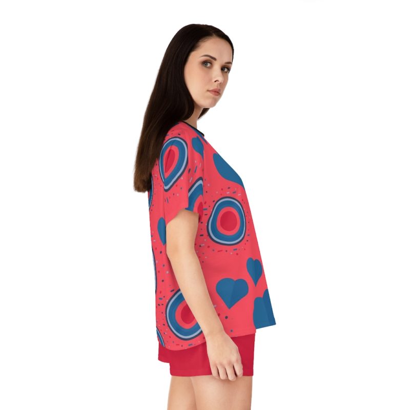 Sweetheart Women's Short Pajama Set (AOP) - Image 12