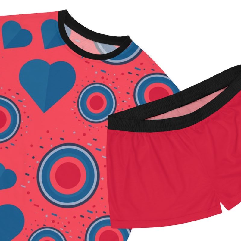 Sweetheart Women's Short Pajama Set (AOP) - Image 3