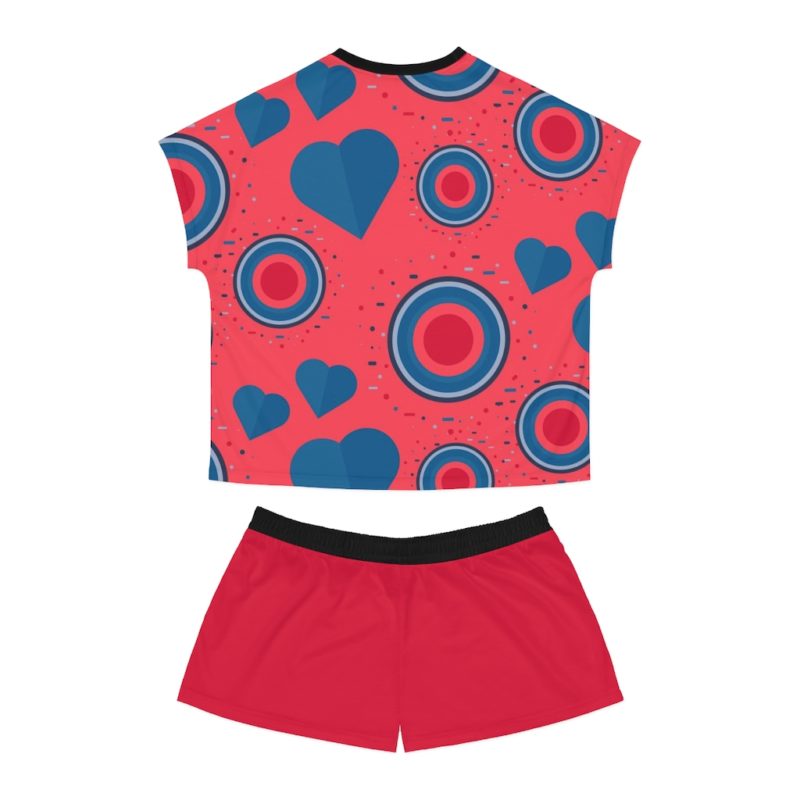 Sweetheart Women's Short Pajama Set (AOP) - Image 30