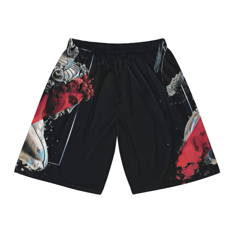 Statue of David Basketball Shorts - Image 20