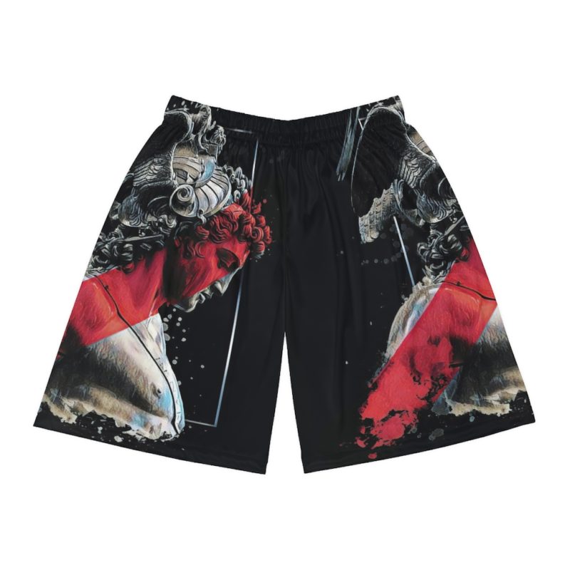 Statue of David Basketball Shorts - Image 19