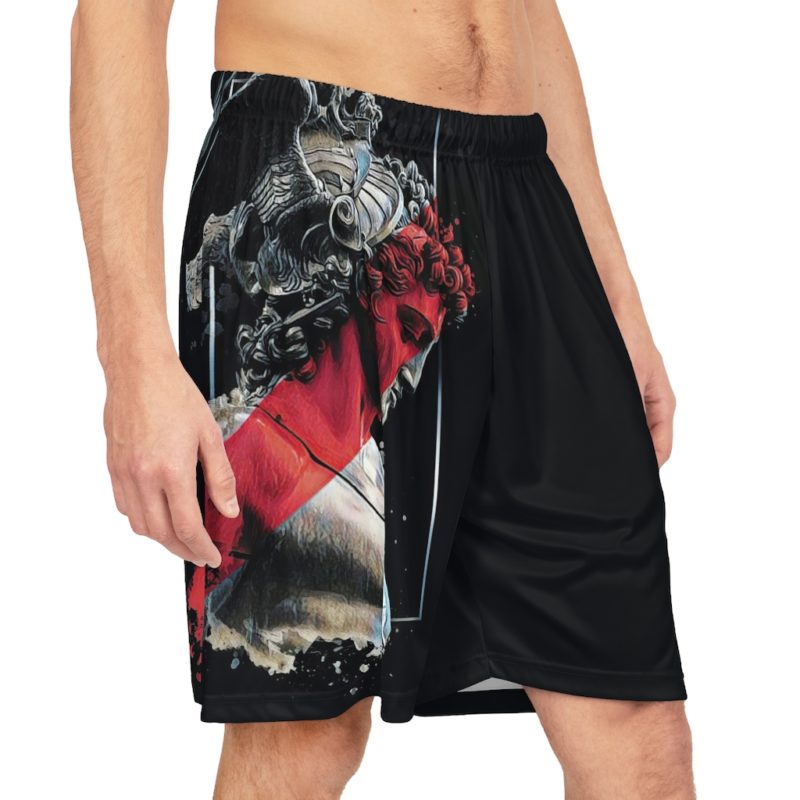 Statue of David Basketball Shorts - Image 29
