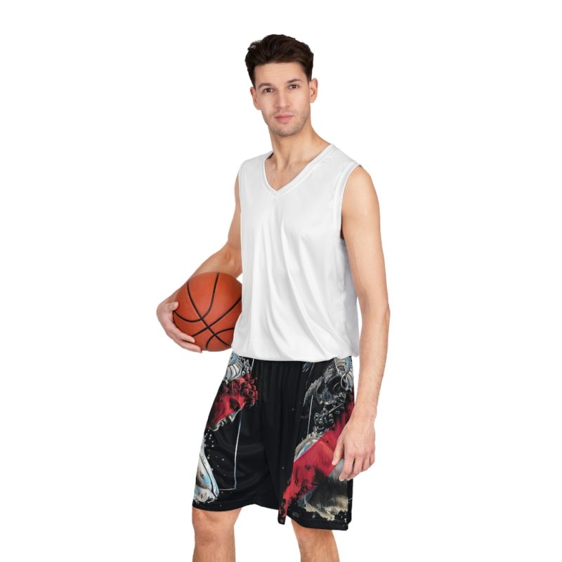 Statue of David Basketball Shorts - Image 36