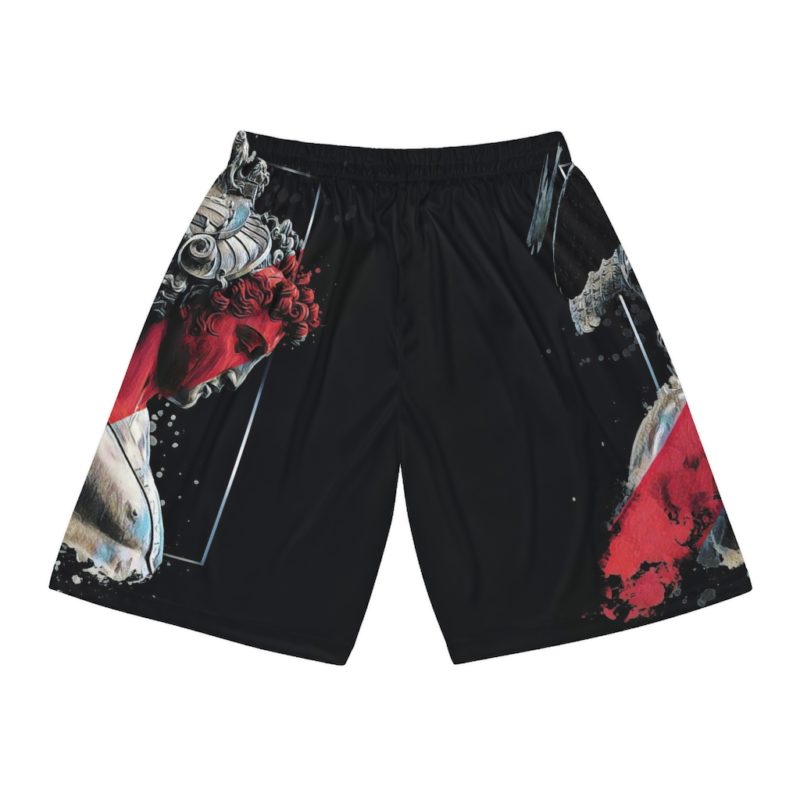 Statue of David Basketball Shorts - Image 2