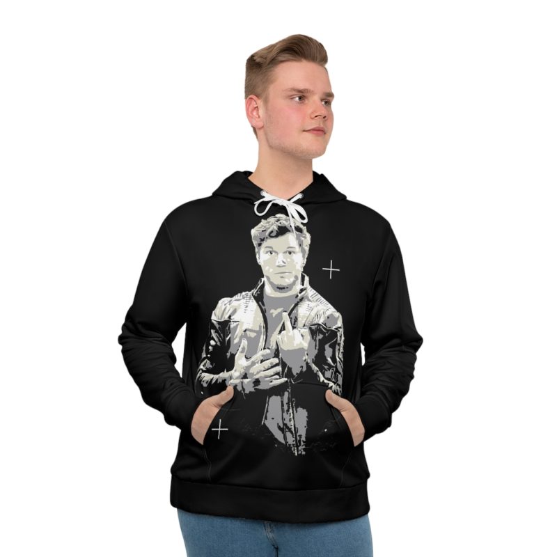 Peter Quill Middle Finger - Men's All-Over-Print Hoodie - Image 3