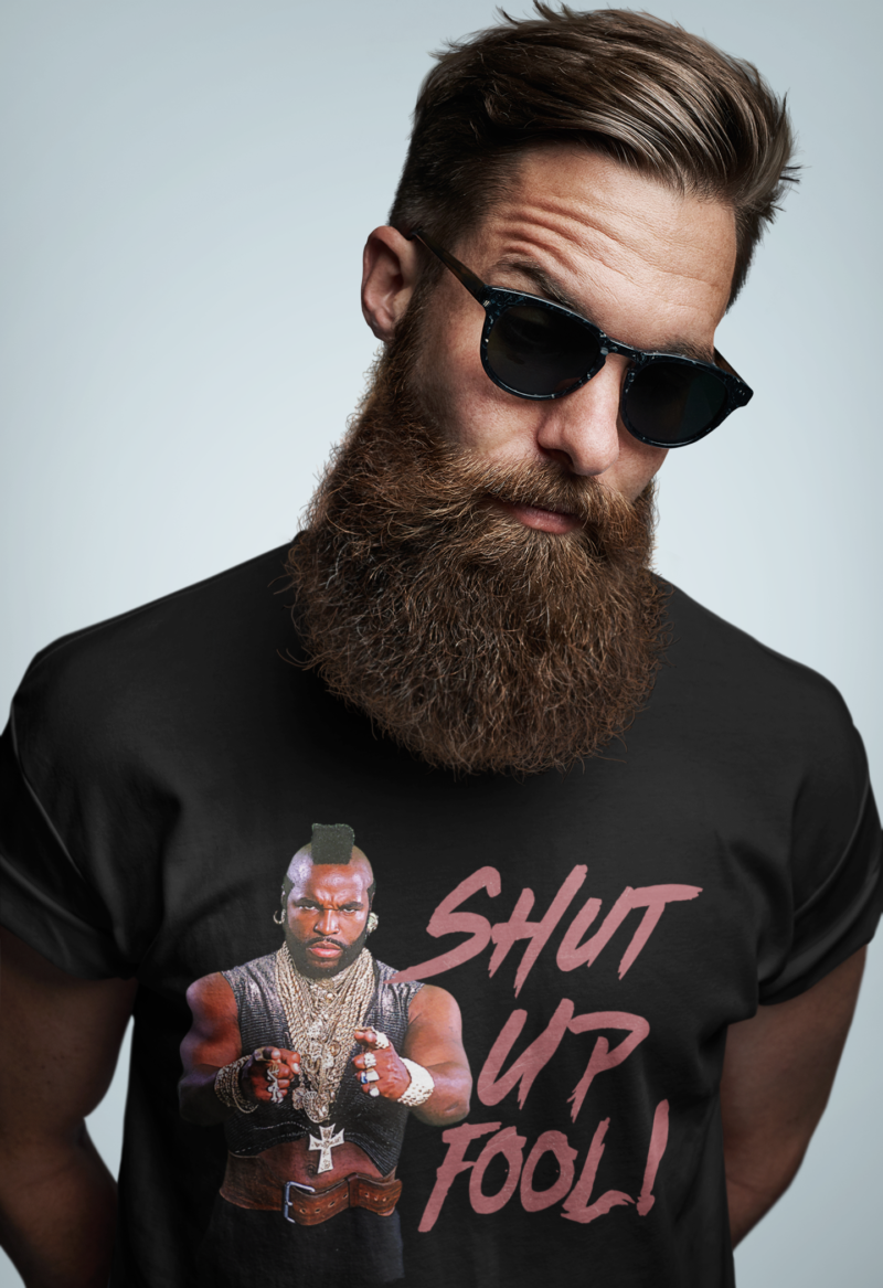 Shut Up Fool! - Mr. T Unisex Softstyle Funny T-Shirt - Image 4