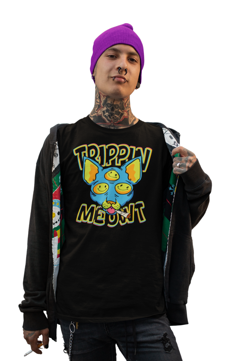 Trippin Meowt - 420 Cat Unisex Jersey Short Sleeve Tee