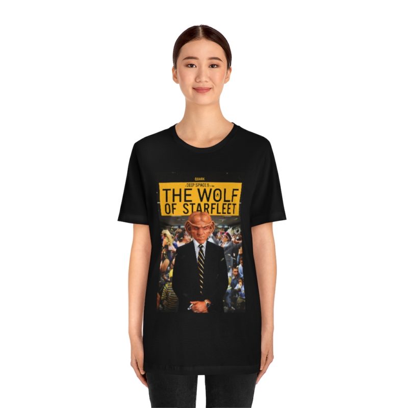 The Wolf of Starfleet - Quark Unisex Jersey Short Sleeve Tee - Image 5