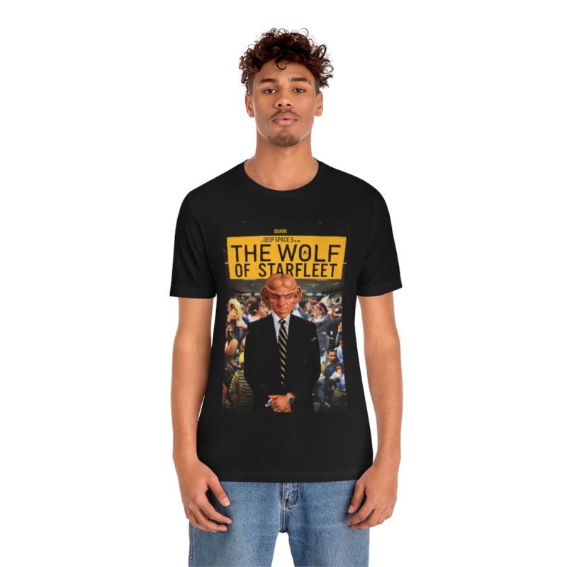 The Wolf of Starfleet - Quark Unisex Jersey Short Sleeve Tee - Image 6