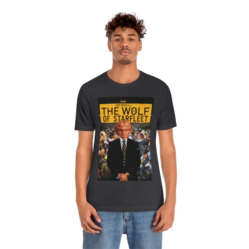 The Wolf of Starfleet - Quark Unisex Jersey Short Sleeve Tee - Image 18