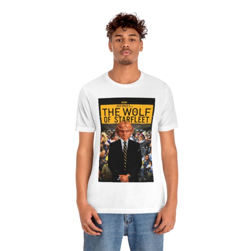 The Wolf of Starfleet - Quark Unisex Jersey Short Sleeve Tee - Image 9