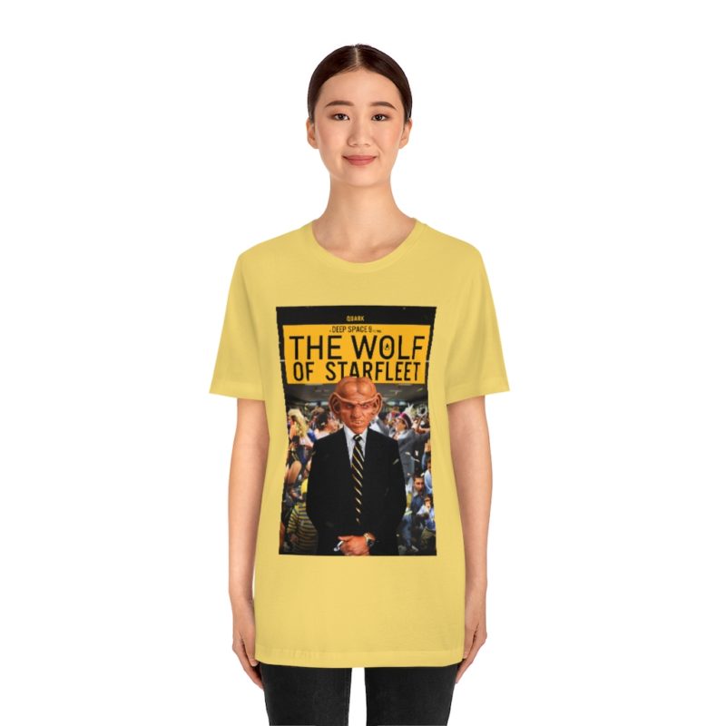 The Wolf of Starfleet - Quark Unisex Jersey Short Sleeve Tee - Image 14