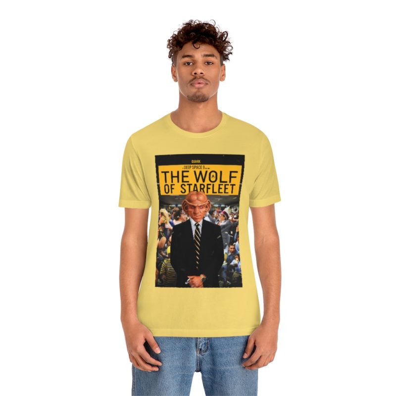 The Wolf of Starfleet - Quark Unisex Jersey Short Sleeve Tee - Image 15