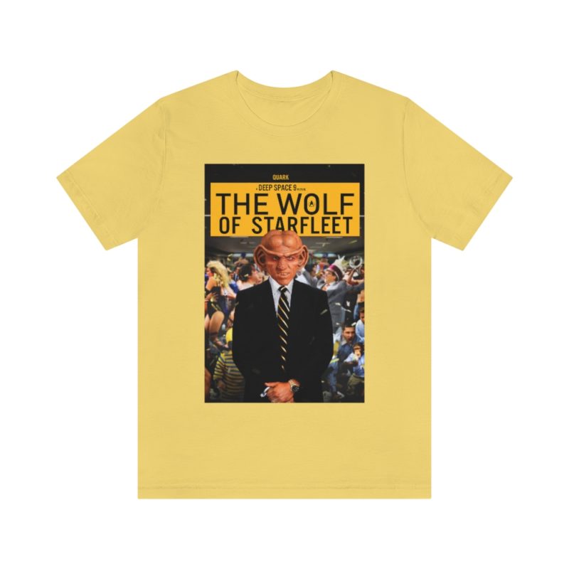 The Wolf of Starfleet - Quark Unisex Jersey Short Sleeve Tee - Image 13