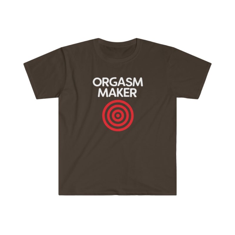 Orgasm Maker Unisex Softstyle Men's Humor T-Shirt - Image 4